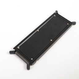 Подставка под ногу гитариста, черная, 25.5×10.5×12.5-25.5 см