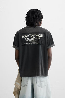 FADED T-SHIRT WITH PATCH - Zara фото 3