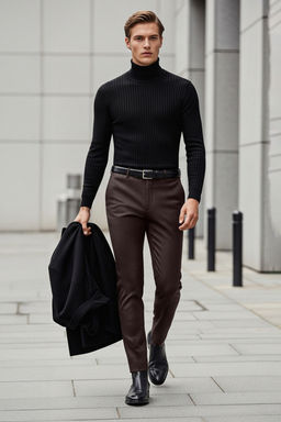 TRENDYOL MAN Tas Slim Fit Italyan Kesim Chino Kumas Pantolon TMNAW23PL00034 - Trendyolmilla фото 41