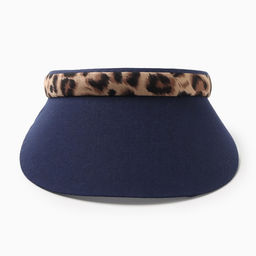 Козырёк MINAKU Leopard, тёмно-синий, размер 56-58