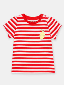 CRB wear/CSBG 63819-28-410 Футболка для девочки,коралловый/Ex.Cherubino