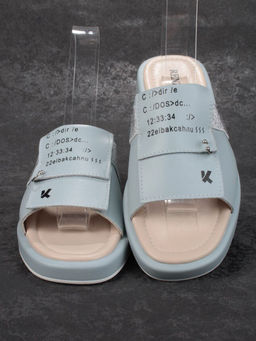 08-PED122-3 LIGHT BLUE Босоножки женские (натуральная кожа)