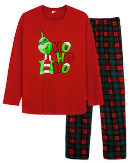 Скидка -10%! Пижама женская (джемпер,брюки) 980 красный/зеленая клетка 1250 Be Friends  фото 6