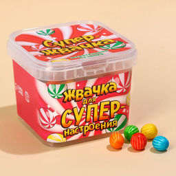 Цена за 50 шт. Жевательные резинки Супер-жвачка, 50 шт. х 3 г.
