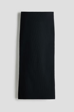 Cooling Slim Fit Ribbed midi skirt