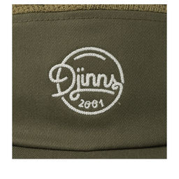 Бейсболка DJINNS арт. 5P Soft Flat Cap Summer Knit (оливковый)  фото 3