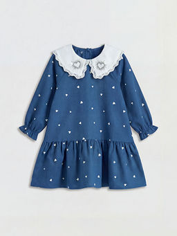 Платье Bebe Yaka Ta?l? K?z ?ocuk F?rf?rl? Elbise с оборками