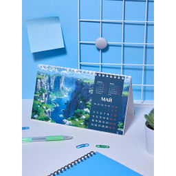 Календарь-домик настольный 2026 Attache, Природа России, 240х130