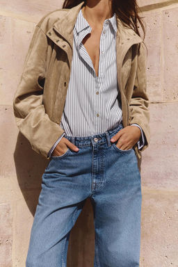 JEANS Z1975 STRAIGHT HIGH-WAIST FULL LENGTH - Zara фото 4