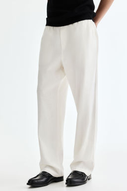 Pantal?n en mezcla de lino Relaxed Fit - H&m фото 11