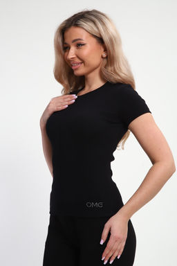 Футболка женская с швом и стразами ФЖ-002