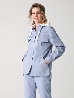 25221 Жакет голубой