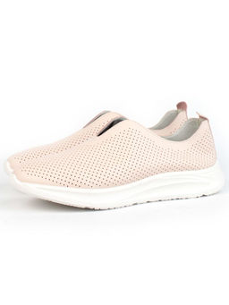 03-YD19-2D LT. PINK Полуботинки спортивные женские (натуральная кожа)