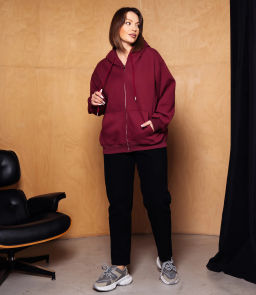 Толстовка #КТ900 (1), бордовый - Dommod фото 4