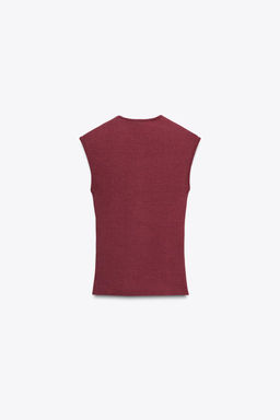 STRETCH RIB T-SHIRT - Zara фото 18