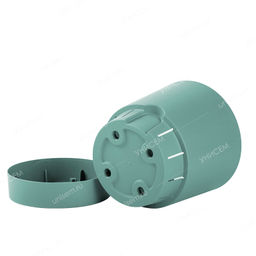 Горшок Гранд 3л D17 мята с поддоном (уп.9) - 5пласт фото 2