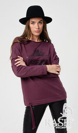 Джемпер "Дрея" слива Цвет:как на фото