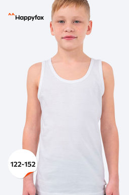 Хлопковая майка для мальчика Happy Fox