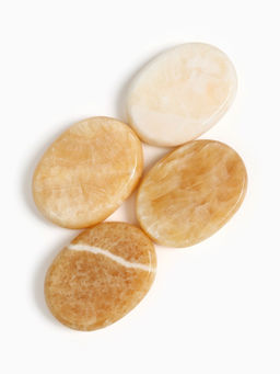 Камни для СПА 6×8 желтоватый мрамор, 4 шт.