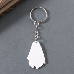 Цена за 4 шт. Брелок для ключей на кольце «Привидение с сердечками», акрил, 3.7×2.6×0.2 см