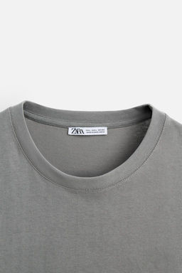 BASIC MEDIUM WEIGHT T-SHIRT - Zara фото 57