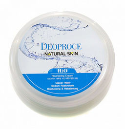 Deoproce Natural Skin H2O Nourishing Cream 100g - Крем для лица и тела с ледниковой водой