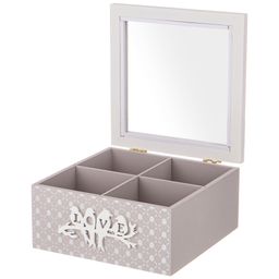 ШКАТУЛКА ДЛЯ ЧАЯ КОЛЛЕКЦИЯ LOVE 18*18,5*9 СМ - Lefard фото 3