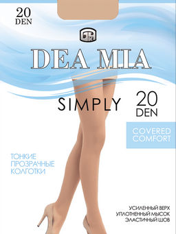 Колготки классические DEA MIA SIMPLY 20 натуральный