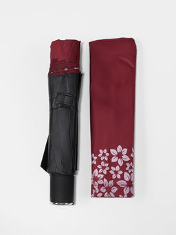 Зонт механический Цветочный край, 10 спиц, 4 сложения, R=51/60 см, d=102 см, МИКС