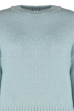 Mint Genis Kal?p Yumusak Dokulu Basic Triko Kazak TWOAW23KZ00185