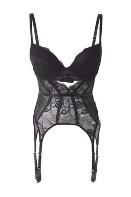 Siyah Dantel Jartiyerli Kapl? Orme Body THMAW26BD00001