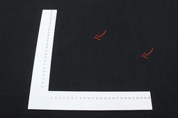 Конопля с хлопком-диагональ цв.Черный, СОРТ2, ш.1.4м, конопля-80%, хлопок-20%, 246гр/м.кв - Купава фото 7