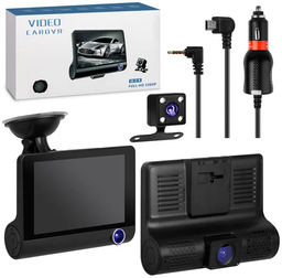 Видеорегистратор Автомобильный с 3-мя Камерами