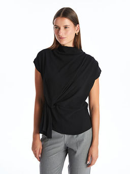 D?k?ml? Yaka Kad?n Bluz