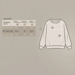 Джемпер-обманка футер 2х нитка петля 2026320103