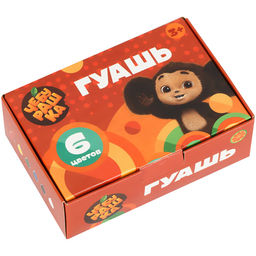 Гуашь Мульти-Пульти "Чебурашка" 6цв. 17,5мл. (ГКЧБ_53007)