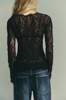 LACE TOP - Zara фото 4