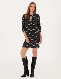 Antrasit Kalem Fit Triko Etek