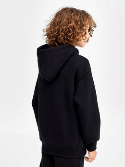 Худи для мальчиков черное с печатью - Mark formelle фото 3