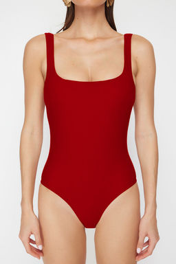 TRENDYOLMILLA Siyah Kare Yaka Regular Mayo TBESS22MA0005 фото 4