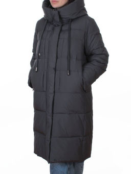 8818 DK. GRAY Пальто зимнее женское (200 гр. холлофайбер)