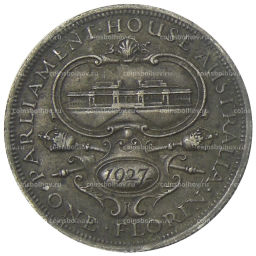 1 флорин 1927 года Австралия Открытие здания парламента в Канберре