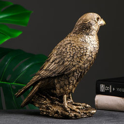Фигура полистоун «Ястреб», под бронзу, 25×17×12 см