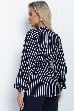 Блуза Совершенство линий (синяя) Б11451 - Lt collection фото 2