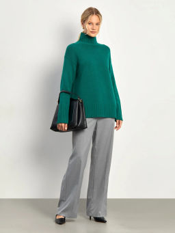 Свитер из шерсти мериноса B2799/smeraldo - Emka фото 6