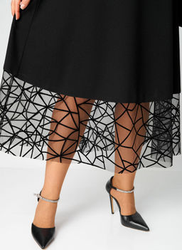 Платье EVA GRANT 7225Д черный