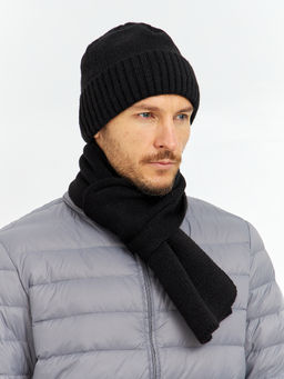 шапка мужская черная