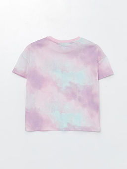 Bisiklet Yaka Daisy Duck Bask?l? K?sa Kollu K?z ?ocuk Ti??rt - Waikiki фото 2