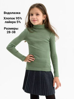 Водолазка кашкорсе Хлопок 95% (высокая стойка) - Оптима фото 3