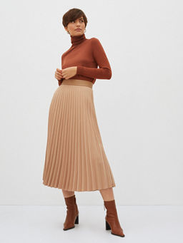 Conso/PU 210909 - beige Юбка